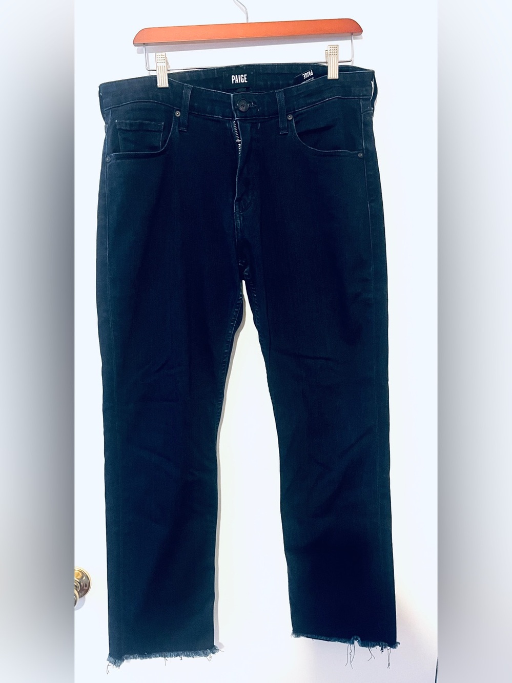 PAIGE Inkwell Crop Leg Jeans